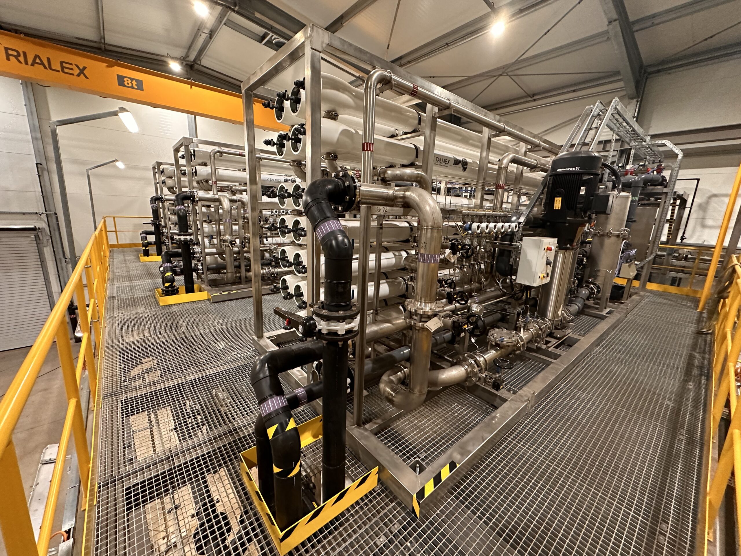 Instalacja WRS – linia procesowa