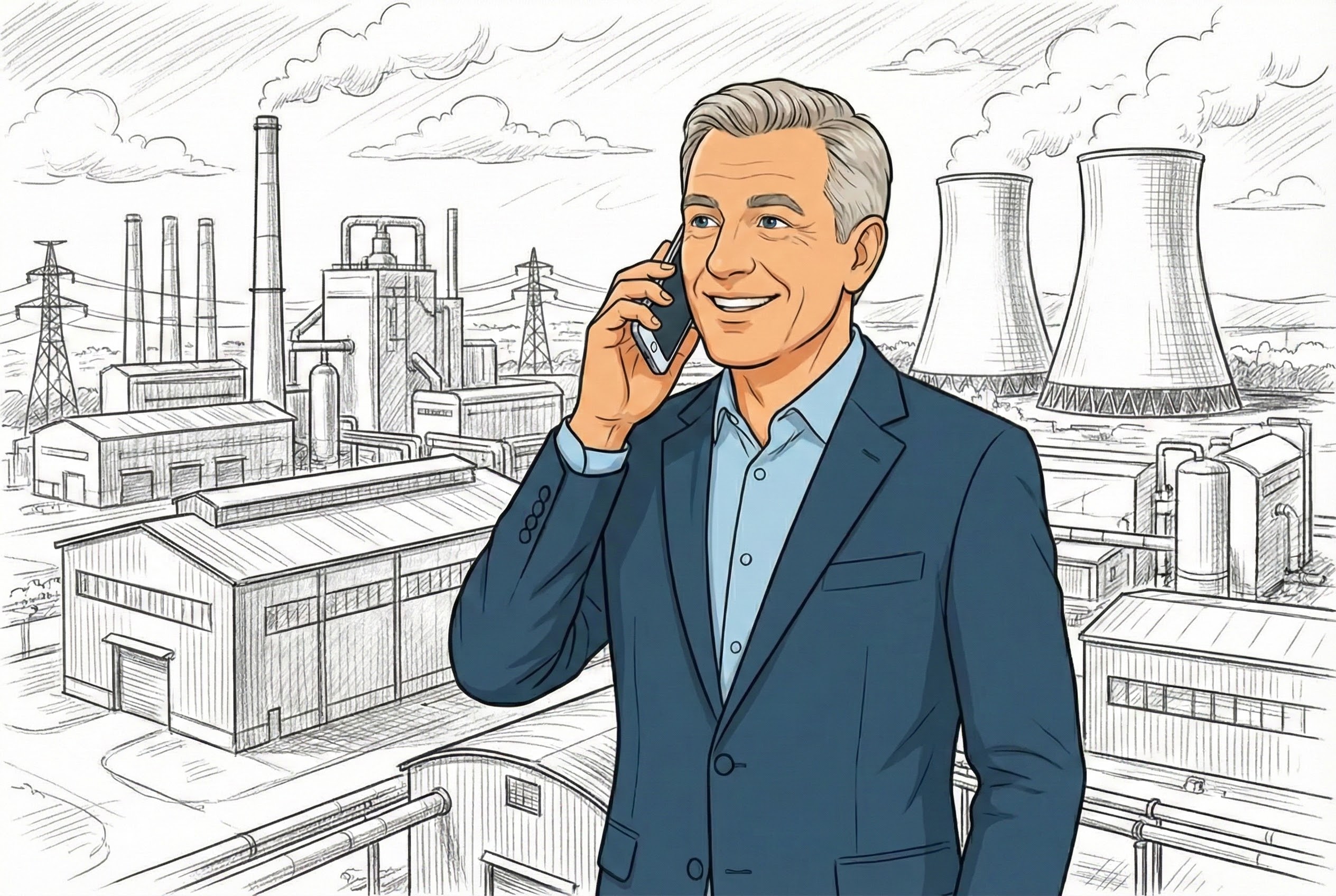 Pracownik Talmex w kontakcie z klientem