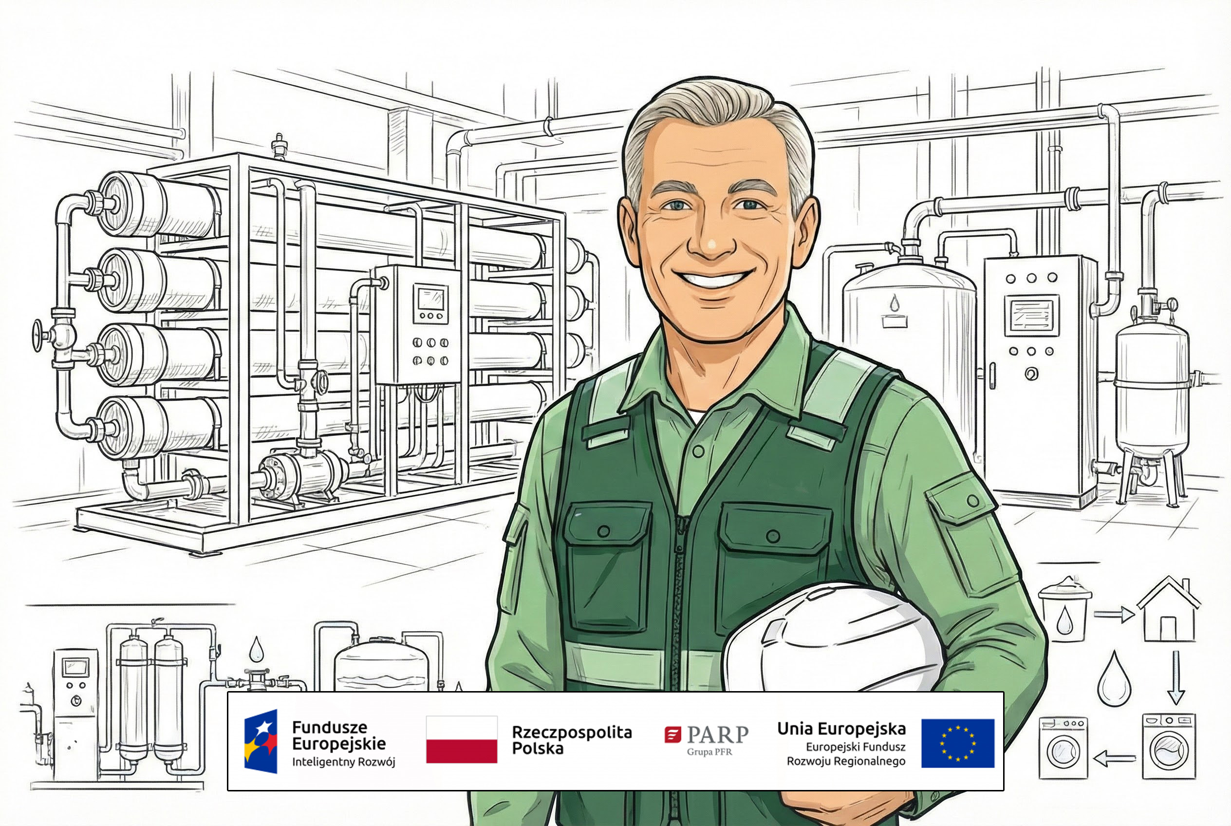 Instalacja odzysku wody na cele bytowo-gospodarcze