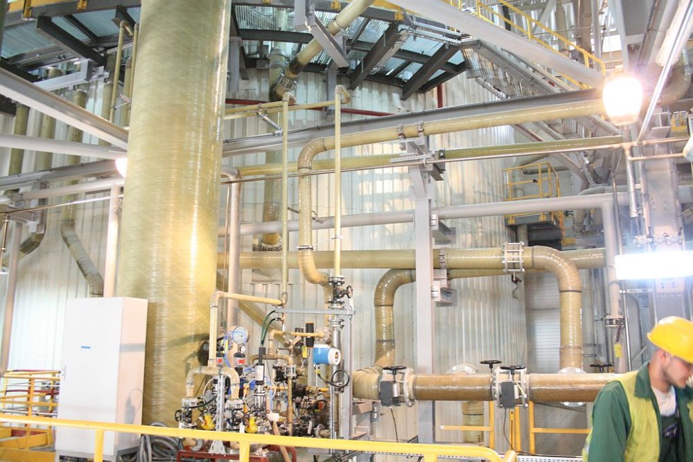 Zabudowa kanałów w instalacji oczyszczania